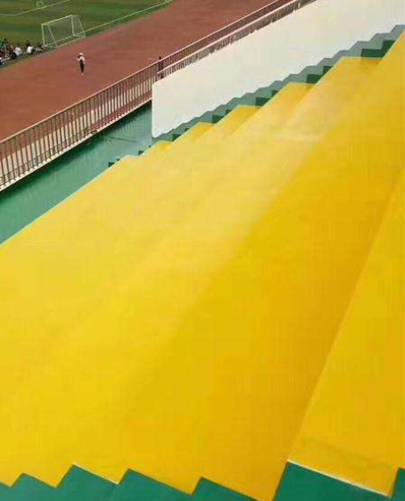 西城球场台阶翻新修补改造